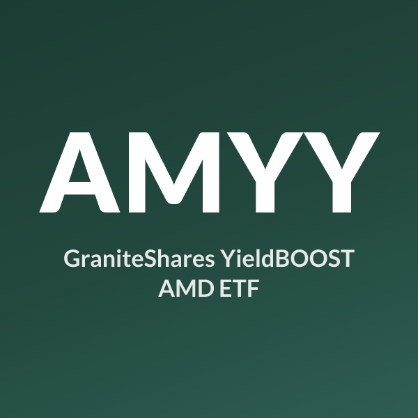 AMYY ETF ticker symbol, GraniteShares YieldBOOST AMD ETF
