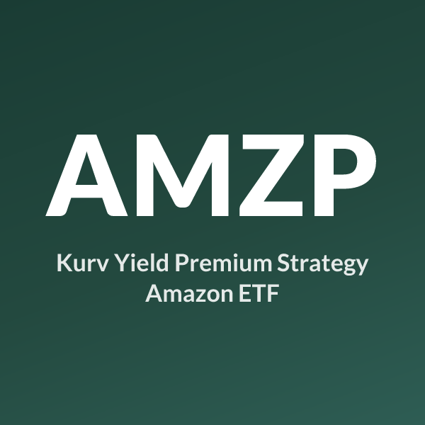 AMZP ETF logo and ticker symbol, Kurv Yield Premium Strategy Amazon ETF