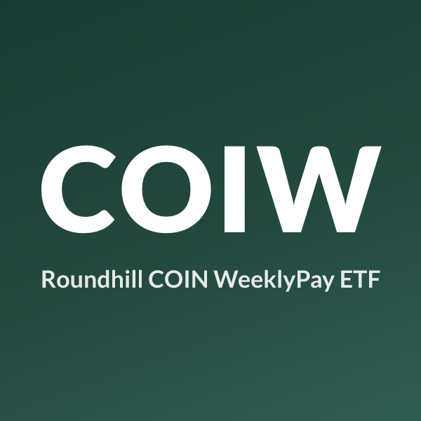 COIW ETF ticker symbol, Roundhill COIN WeeklyPay ETF