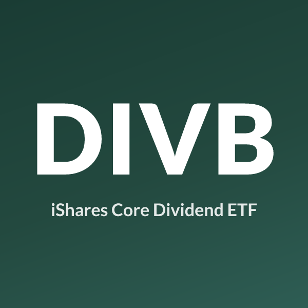 DIVB ETF logo and ticker symbol, iShares Core Dividend ETF