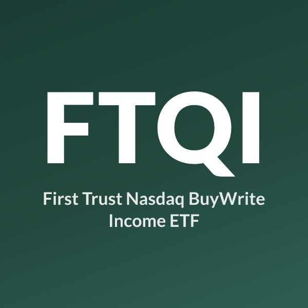 FTQI ETF logo and ticker symbol, First Trust Nasdaq BuyWrite Income ETF