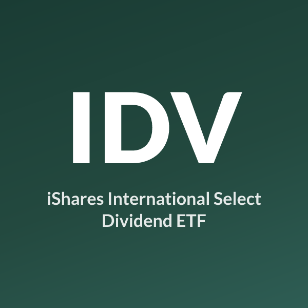 IDV ETF ticker symbol, iShares International Select Dividend ETF