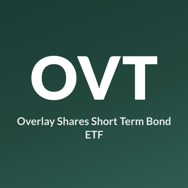 OVT ETF logo and ticker symbol, Overlay Shares Short Term Bond ETF