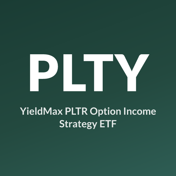 PLTY ETF ticker symbol, YieldMax PLTR Option Income Strategy ETF