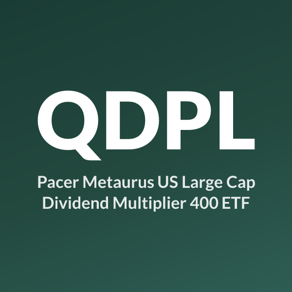 QDPL ETF ticker symbol, Pacer Metaurus US Large Cap Dividend Multiplier 400 ETF