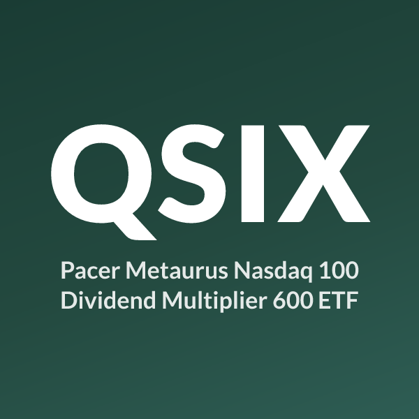 QSIX ETF ticker symbol, Pacer Metaurus Nasdaq 100 Dividend Multiplier 600 ETF