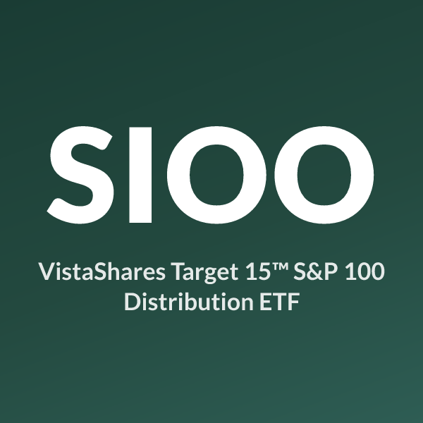 SIOO ETF ticker symbol, VistaShares Target 15™ S&P 100 Distribution ETF